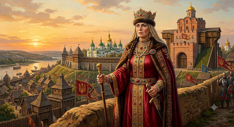 Яке місто спалила княгиня Ольга і як це сталося